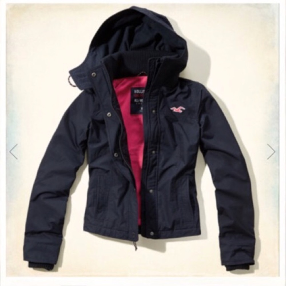 Hollister all weather jacket size medium